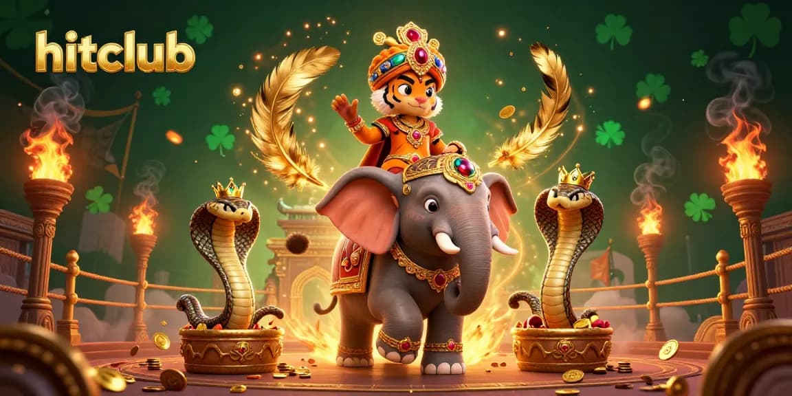Engage in thrilling gameplay at hitclub with majestic elements and vibrant casino symbols.