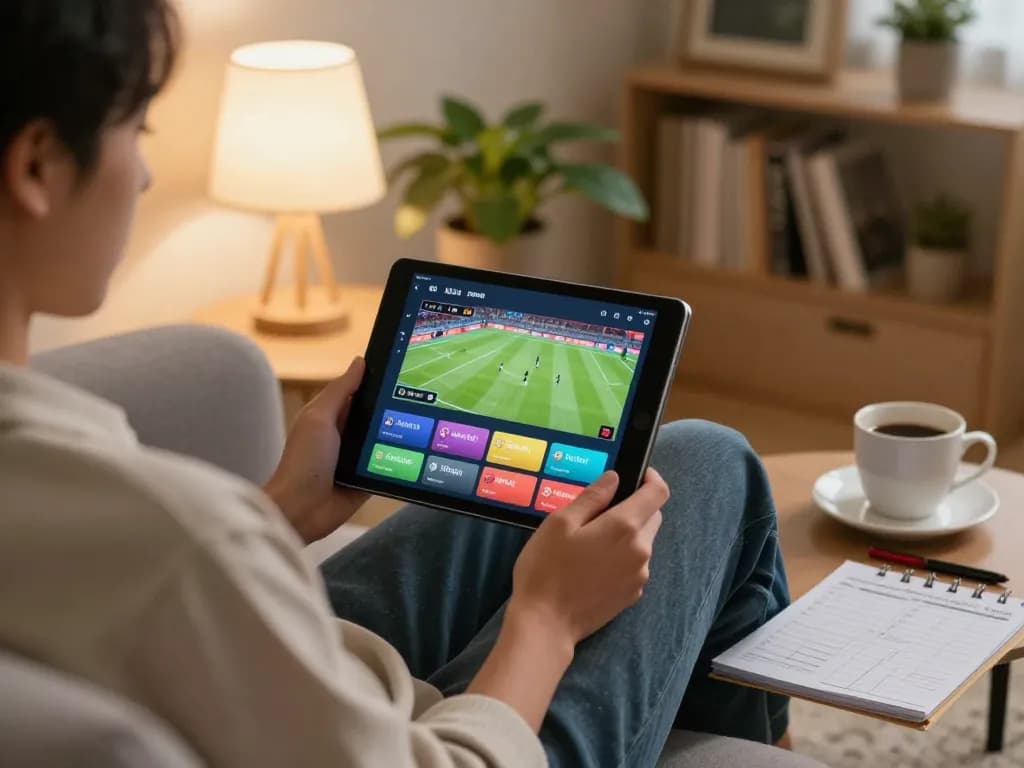 xôi lạc tv streaming soccer matches online while enjoying a cozy home ambiance