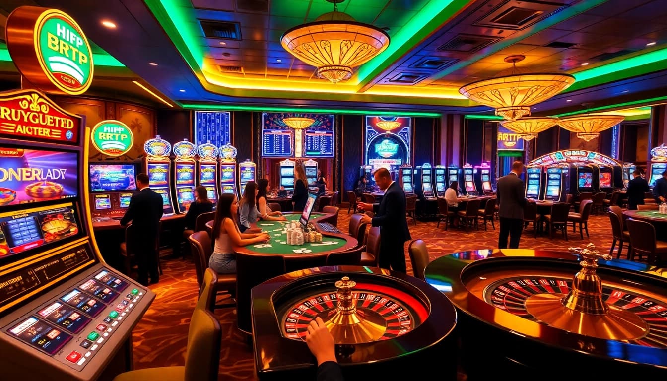 Experience thrilling gameplay at Hoki77 with exciting slot machines and engaged players.