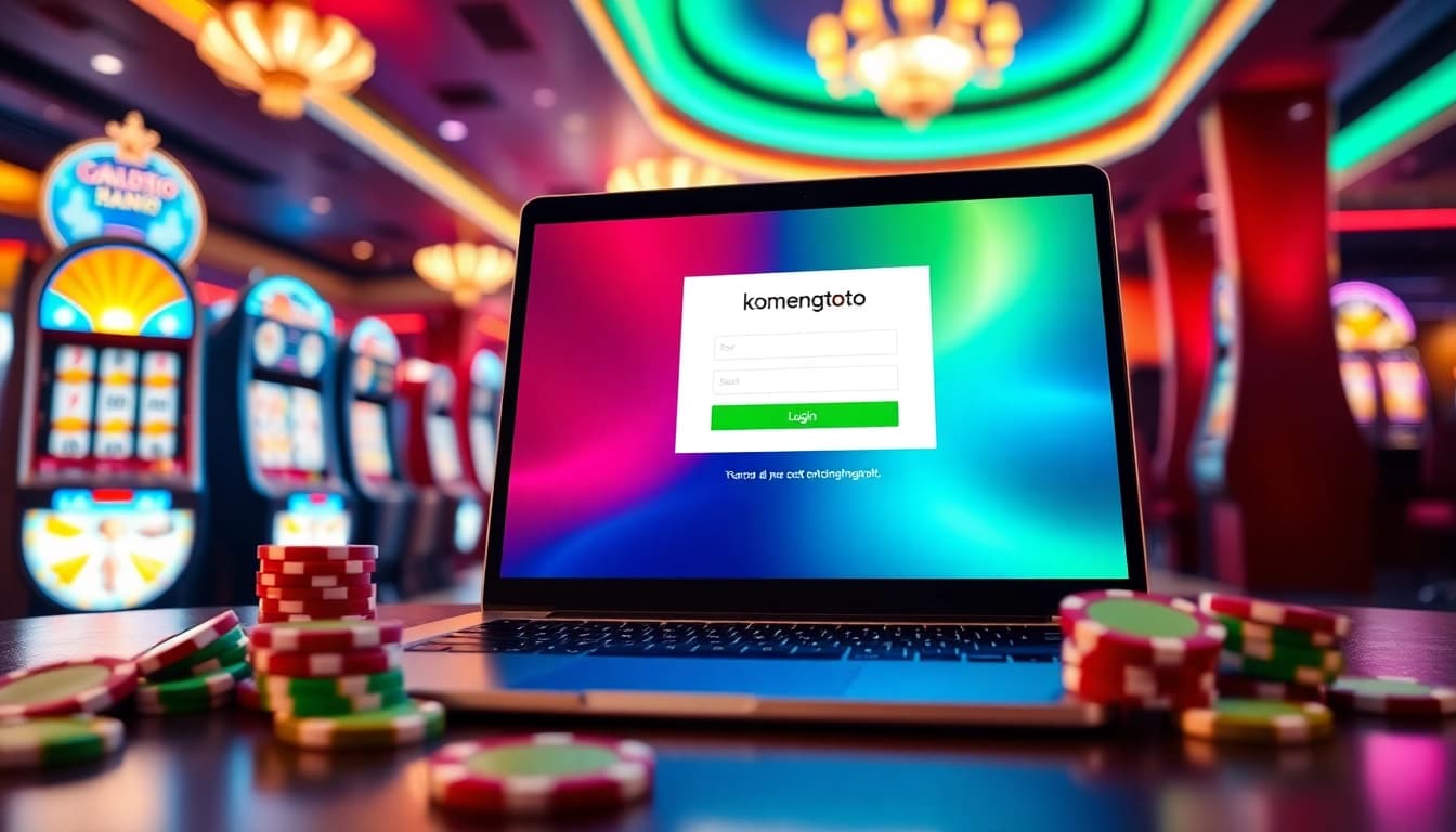 Login ke komengtoto dengan antarmuka modern yang menarik dan mendebarkan.