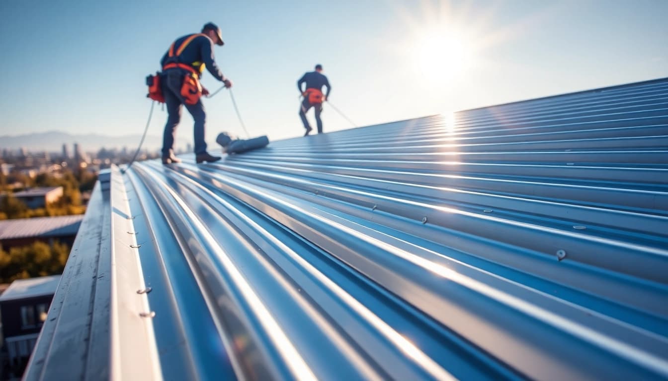 Showcase of metal roofing vancouver installation highlighting skilled craftsmanship.