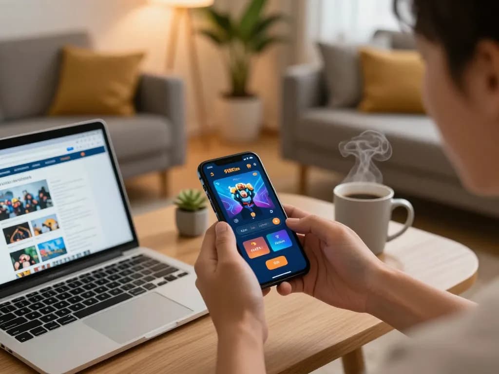 Muaturun 918Kiss iOS untuk keseronokan permainan mudah alih dalam ruang tamu yang selesa