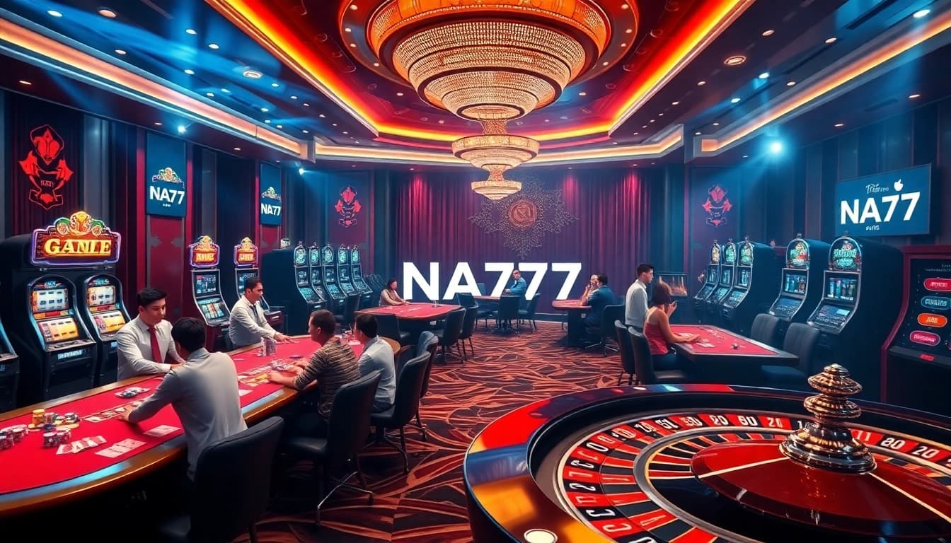 Experience thrilling gaming action at NA777's professional online casino with vibrant tables and exciting gameplay.