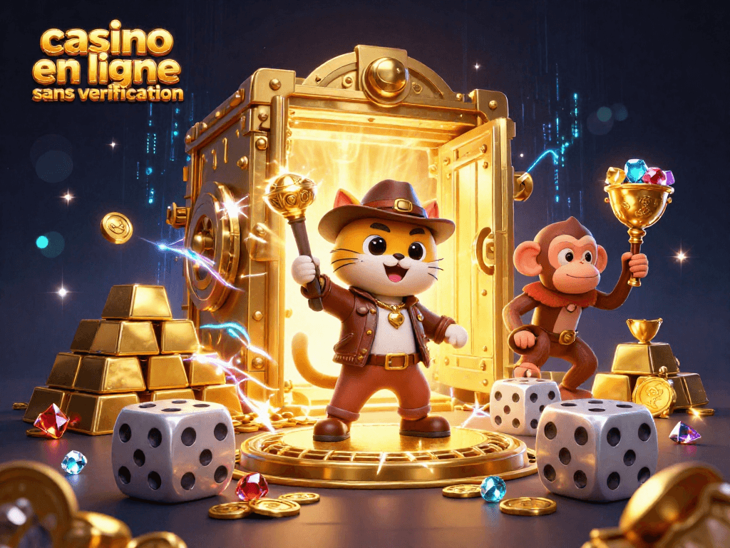 Gagnez au casino en ligne sans vérification avec un explorateur découvrant un trésor caché