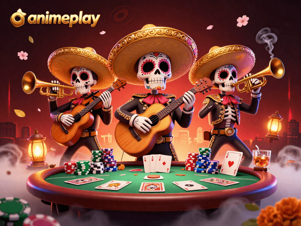Rasakan keseruan bertaruh di animeplay dengan suasana kasino yang meriah dan penuh warna