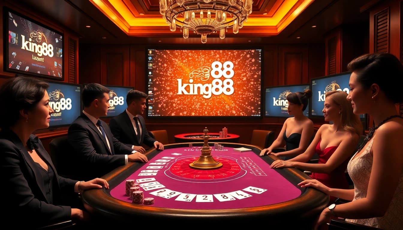 Experience high-stakes poker at king88 with luxurious casino amenities and lively gamers.