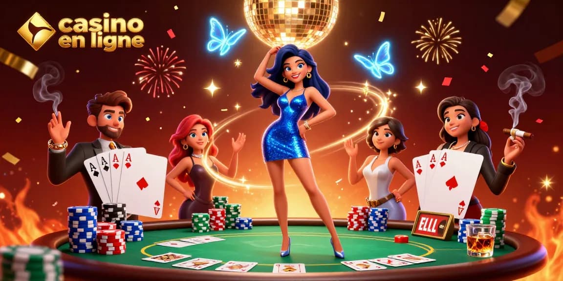 Vivez l'excitation au casino en ligne avec des éléments de jeu vibrants et des personnages dynamiques.
