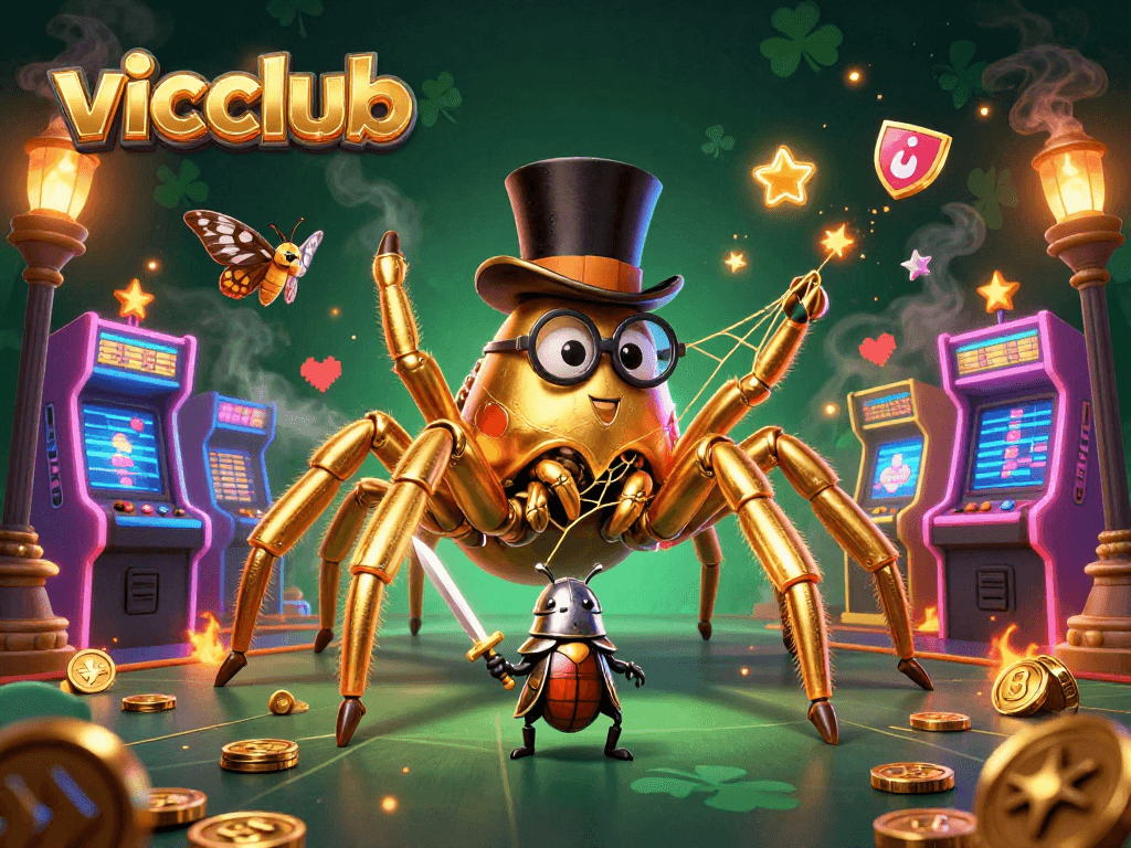 Engage with the vicclub experience through a captivating 3D casino adventure with dynamic characters.
