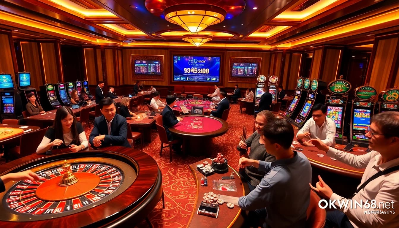 Experience thrilling gameplay at https://okwin68.net/ with diverse casino games, elegant settings, and enthusiastic players.