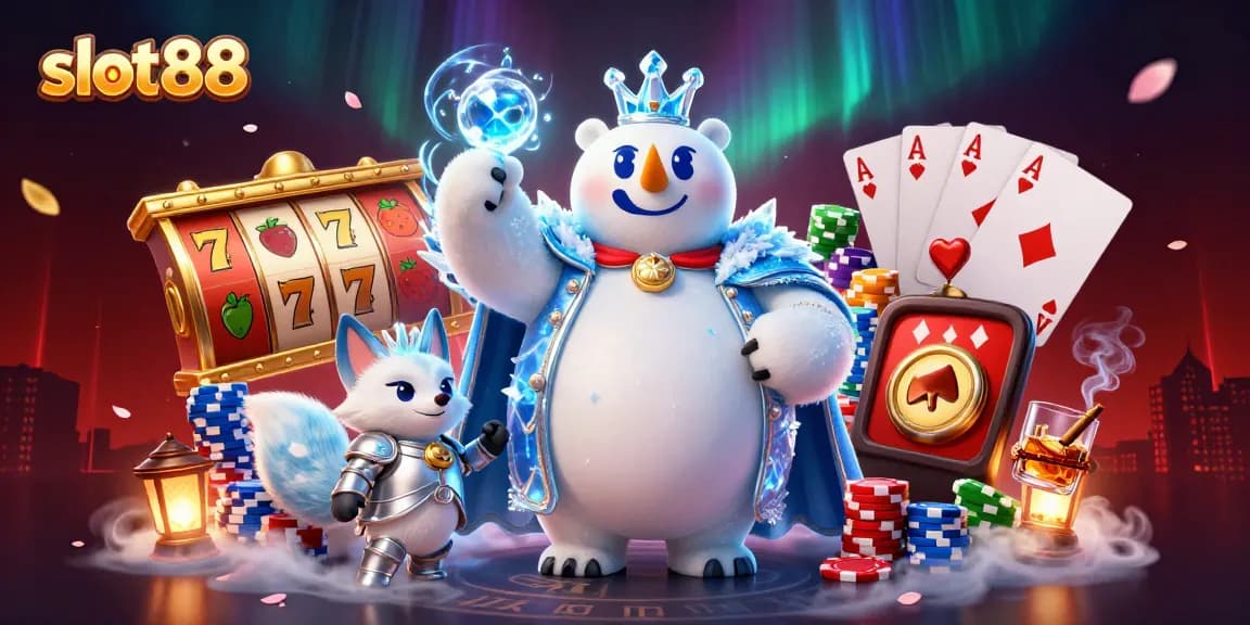 Engage in slot88 excitement with an animated scene featuring dynamic gaming elements.