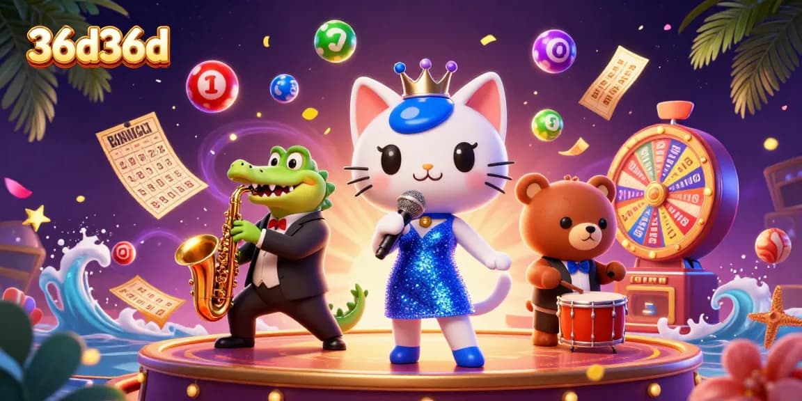 Experience the thrills of 36d36d with our vibrant casino characters and exciting game elements.