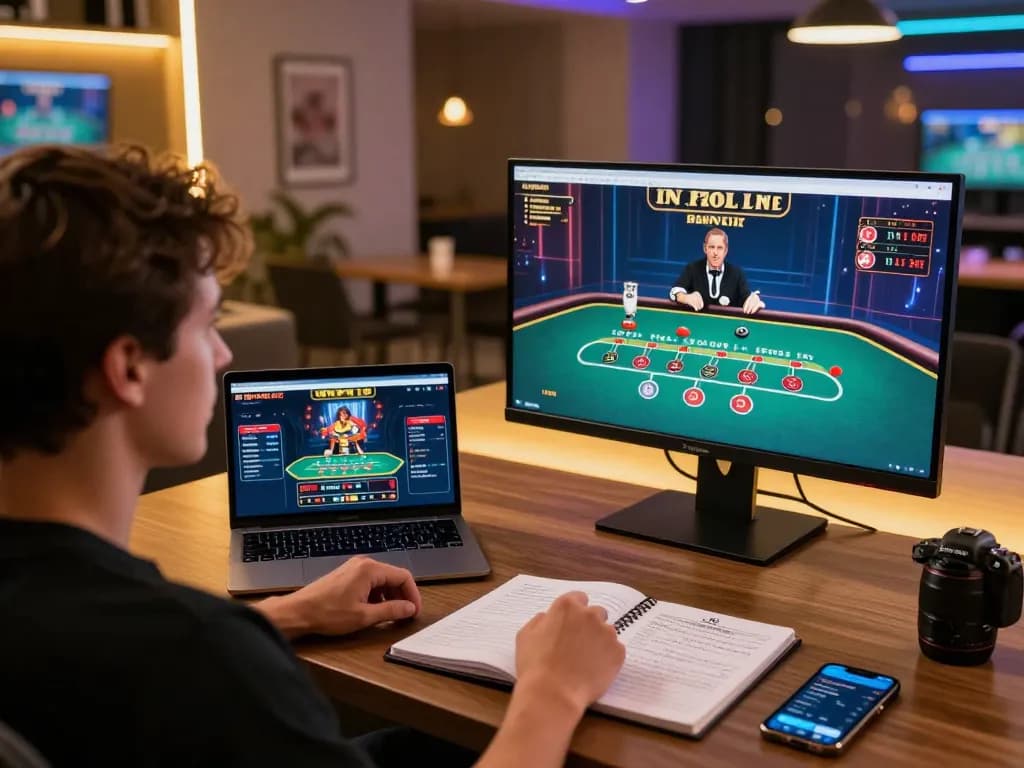 Player engaging in live dealer blackjack on 399w, showcasing an immersive online gaming setup.