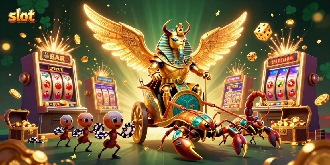 Spin and win with vibrant slot machines and dynamic characters in an exciting casino adventure.