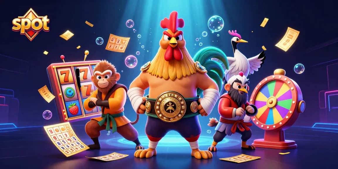 Spin vibrant slots with golden tickets and colorful characters in action.