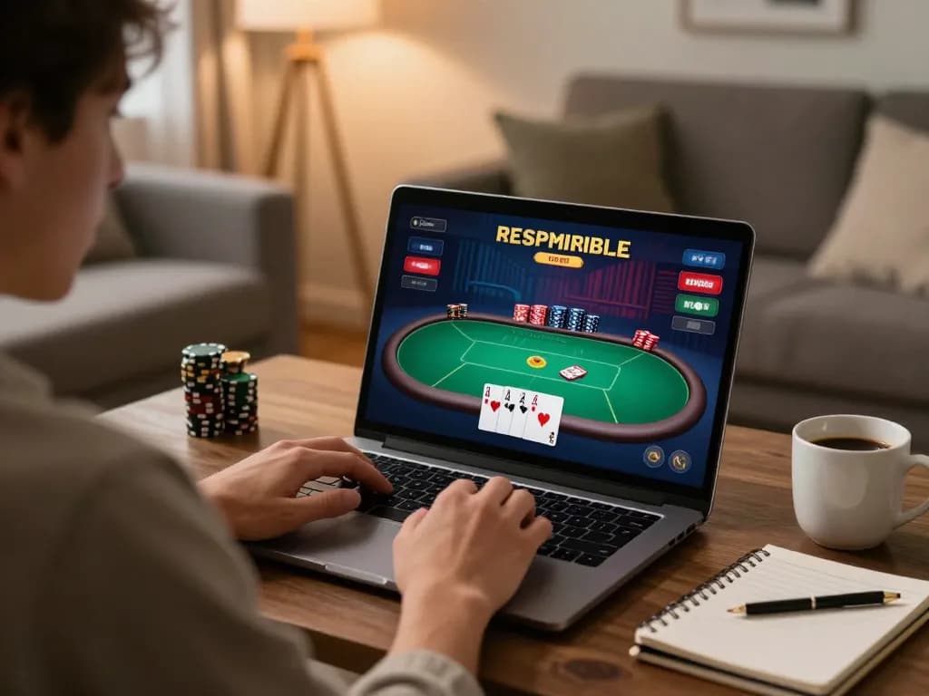 Experience the strategic gameplay of poker at home with 33nn, showcasing cozy and responsible entertainment.