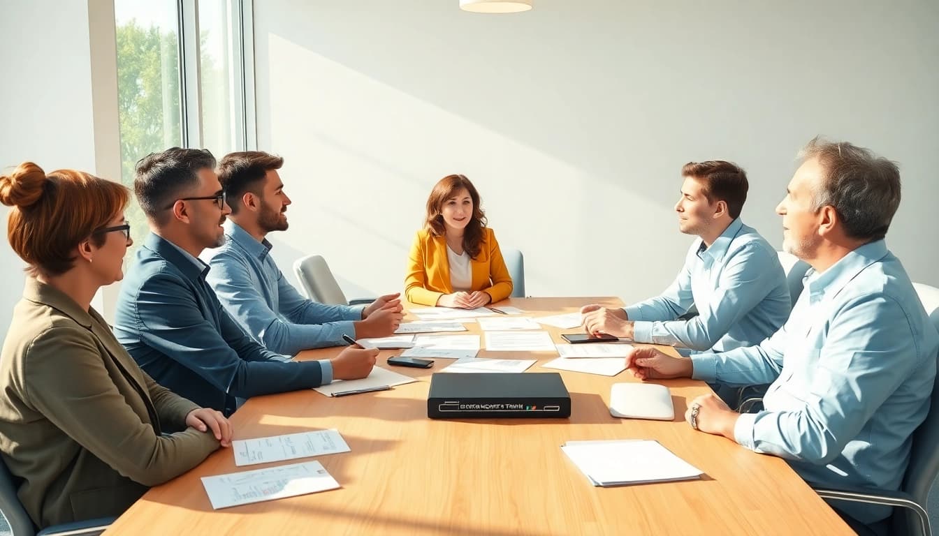 Engage in impactful Communication Skills Training during a collaborative group session.
