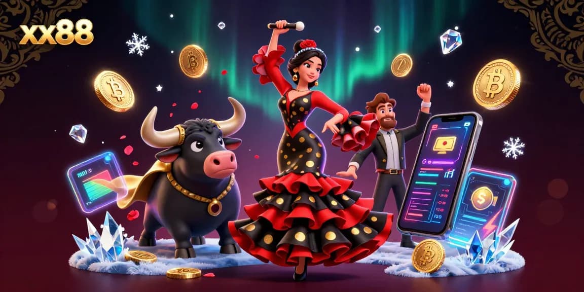 Join the excitement at xx88 with stunning visuals of vibrant casino action!