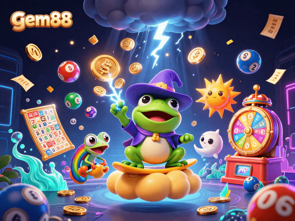 Experience win-storms of golden coins with gem88's vibrant gaming world of fun and excitement.
