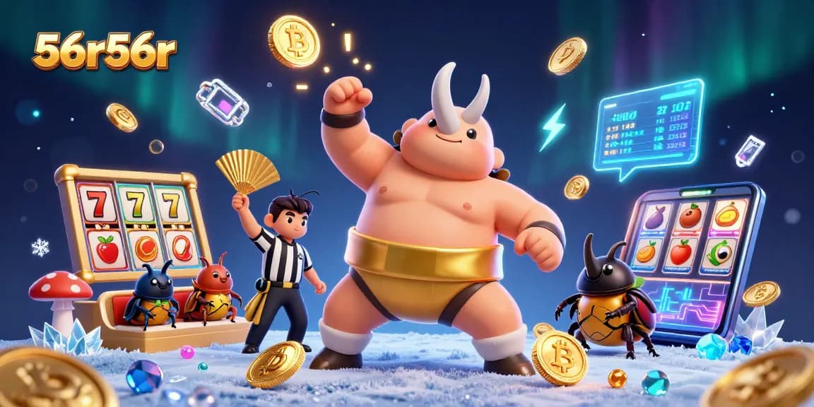 56r56r traz ação emocionante com um campeão besouro rinoceronte em um ringue de slots.
