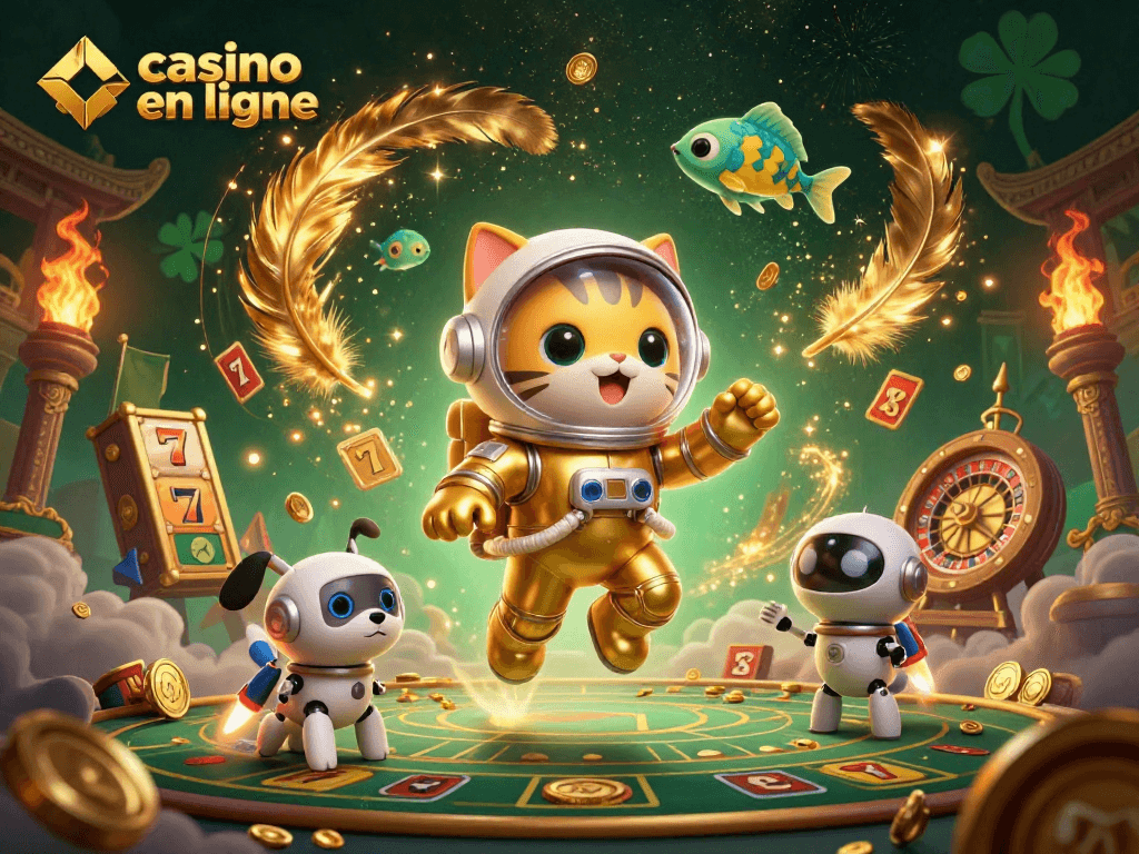 Jouez à des casinos en ligne et explorez des machines à sous avec des éléments dynamiques en 3D.