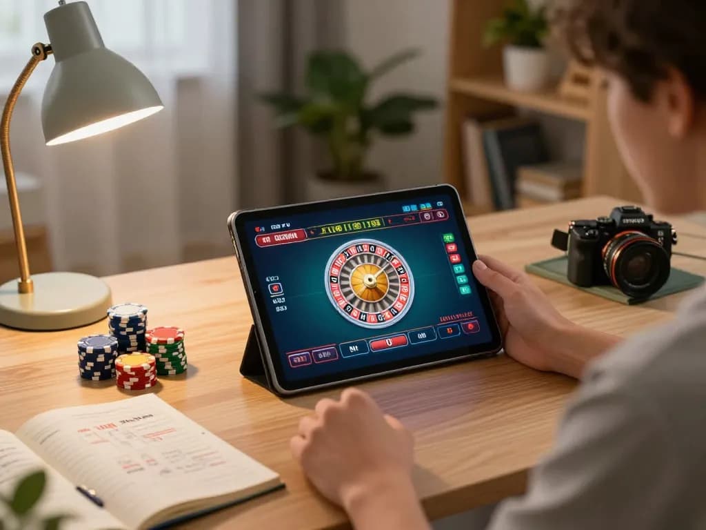 Experience TG88 online gaming with a vibrant setup showcasing live roulette gameplay and strategic betting.