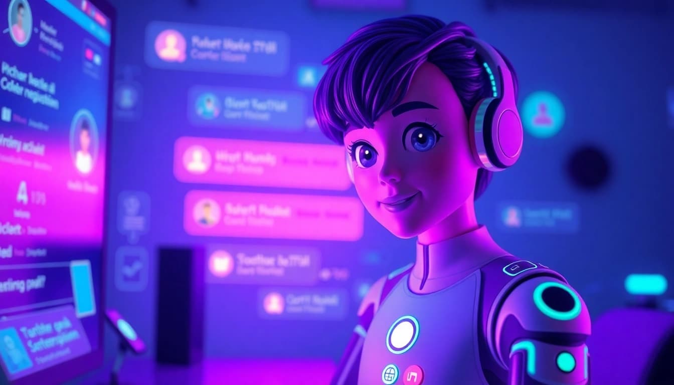 AI NSFW character chat interface showcasing interactive engagement.