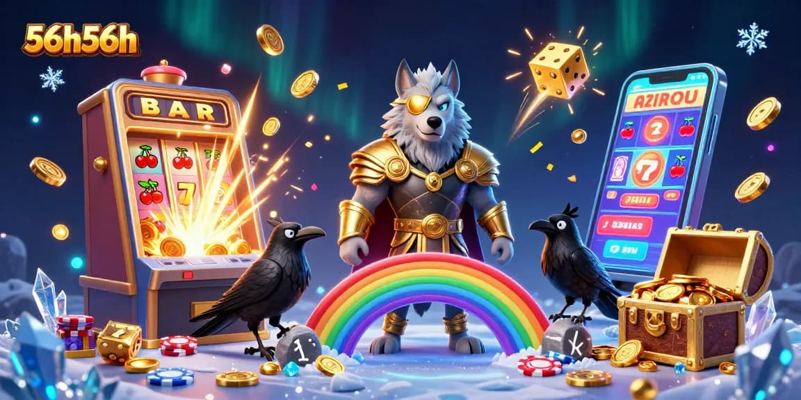 Jogue no emocionante mundo de 56h56h com Odin e seus corvos em uma cena mágica de cassino.