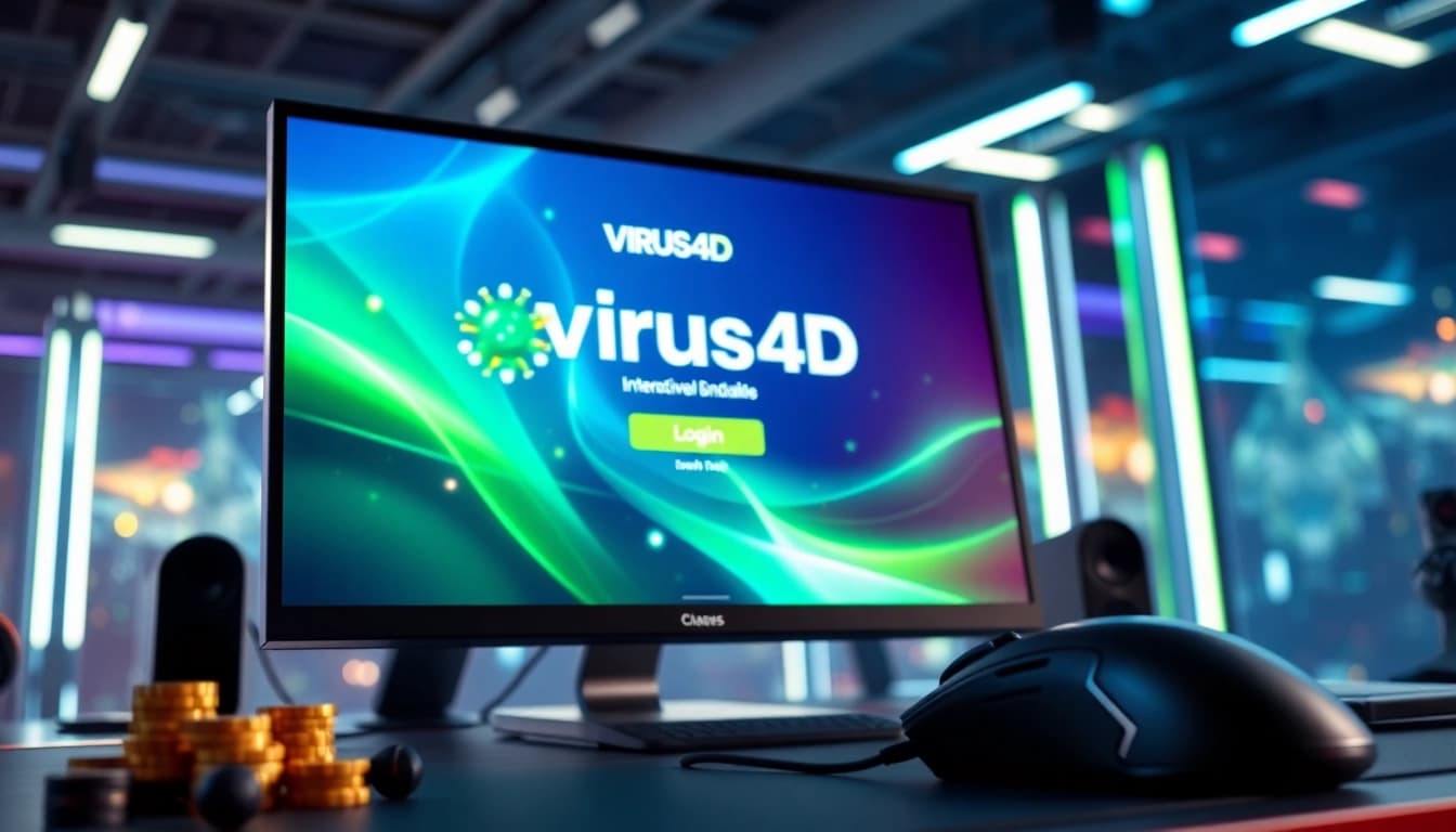 Masuk ke virus4d login slot dengan tampilan antarmuka digital yang menarik dan interaktif.
