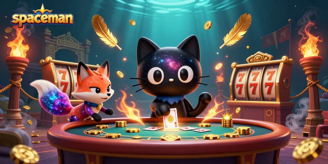 Experience the thrill of spaceman with vibrant cosmic gambling elements and a unique casino atmosphere.
