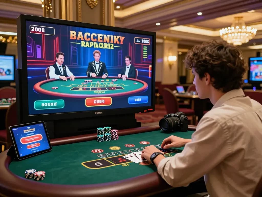 Immersive online baccarat gaming experience highlighting the thrill of virtual casinos in 2026.