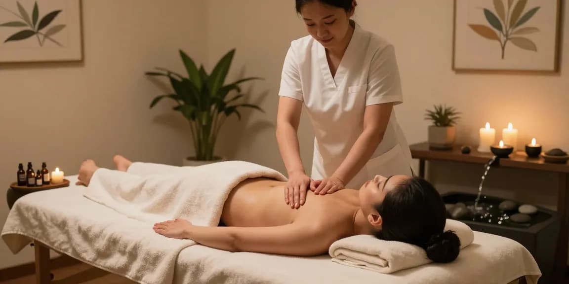 Revitalizing 창원마사지 experience with professional therapist in serene wellness environment.