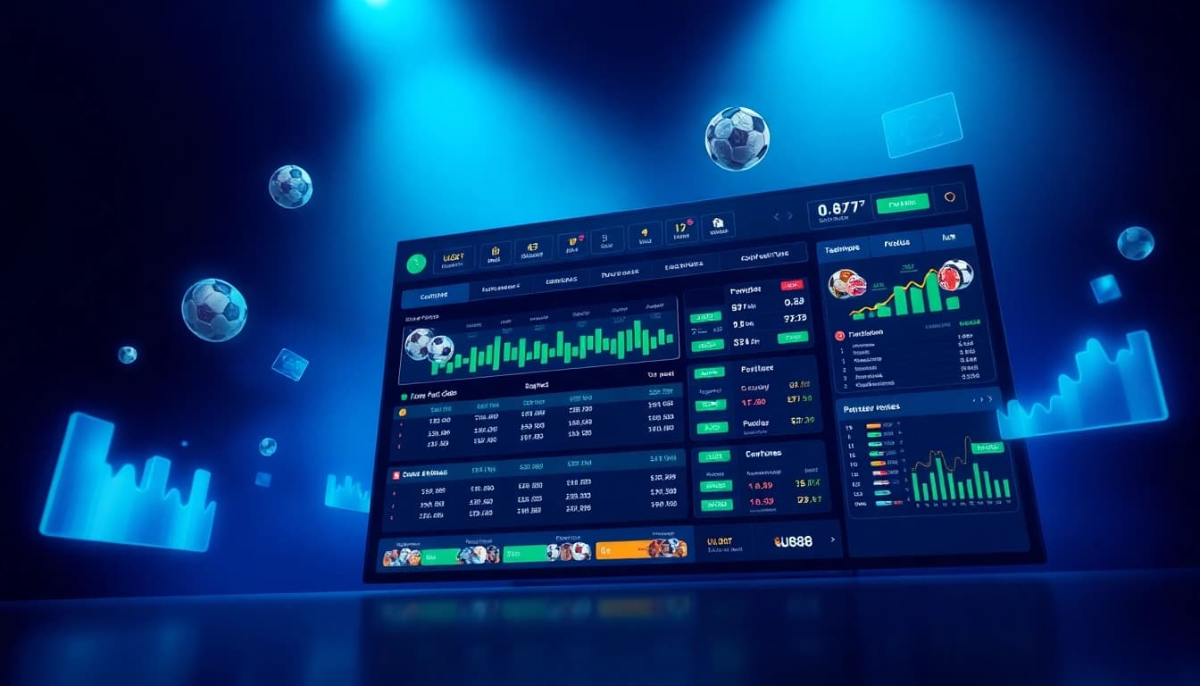 UU88 betting platform interface showcasing live odds and game options in a modern digital design.
