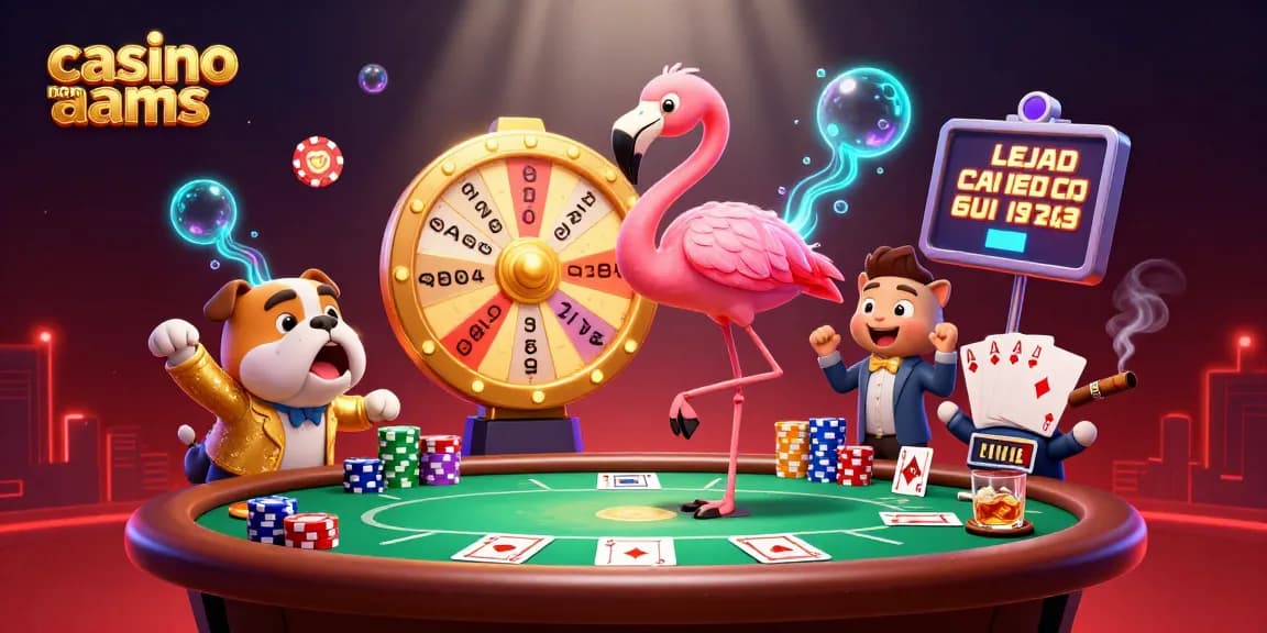 Partecipa a emozionanti giochi nei casinò non AAMS con elementi di poker vibranti e personaggi energici.