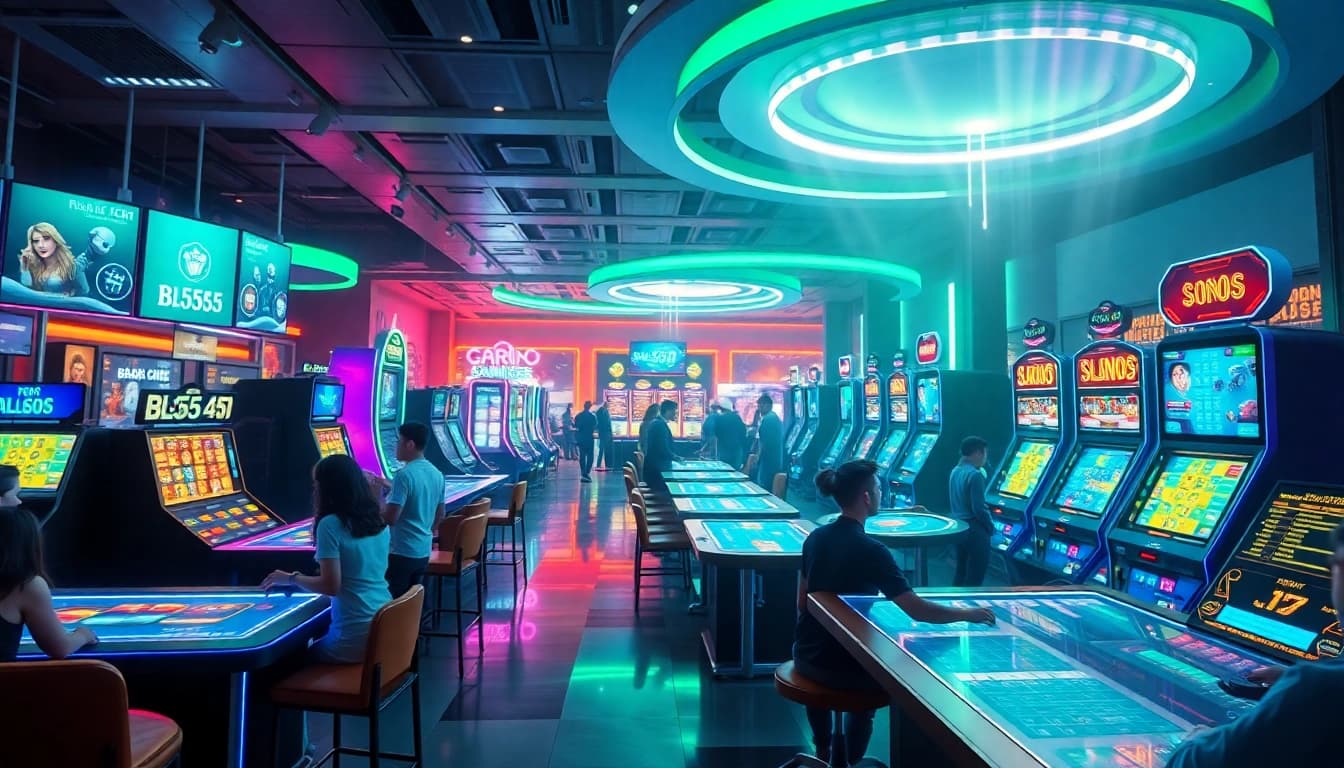 Interactive gaming experience at Bl555's vibrant online casino platform, showcasing engaging game elements.