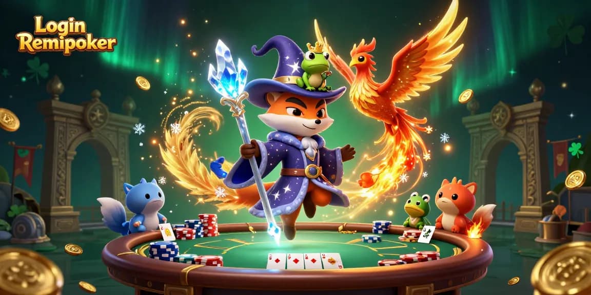 Experience the excitement of poker at Login Remipoker with enchanting visuals and dynamic gameplay.