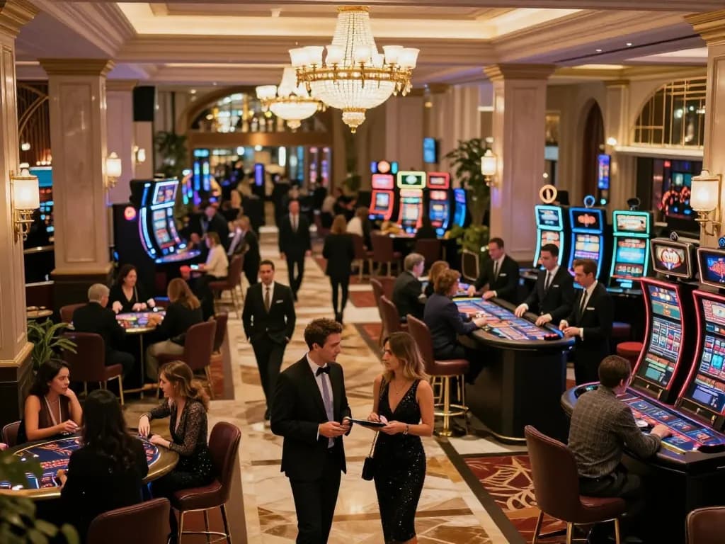 Experience the thrill of 1K slots with vibrant gameplay and dynamic casino ambiance.