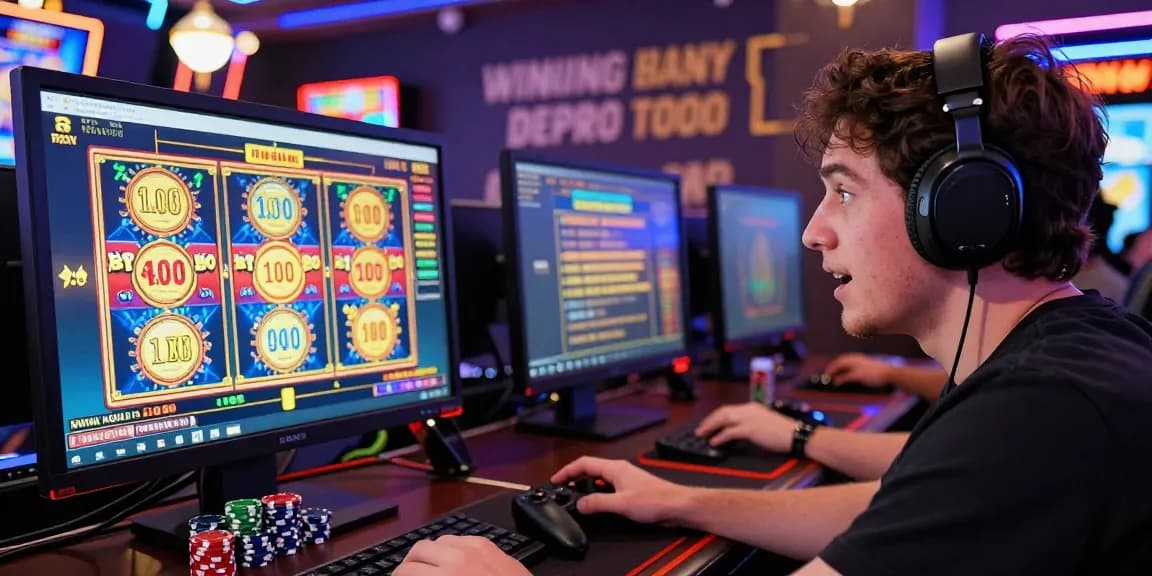 Exciting online gaming atmosphere showcasing slot depo 1000 action.