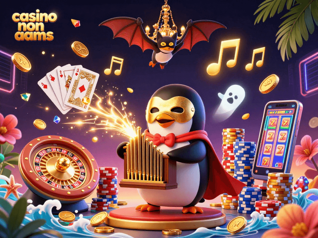 Gioca nei migliori casinò non AAMS con il pinguino fantasma d'opera e opere nascoste di fortuna