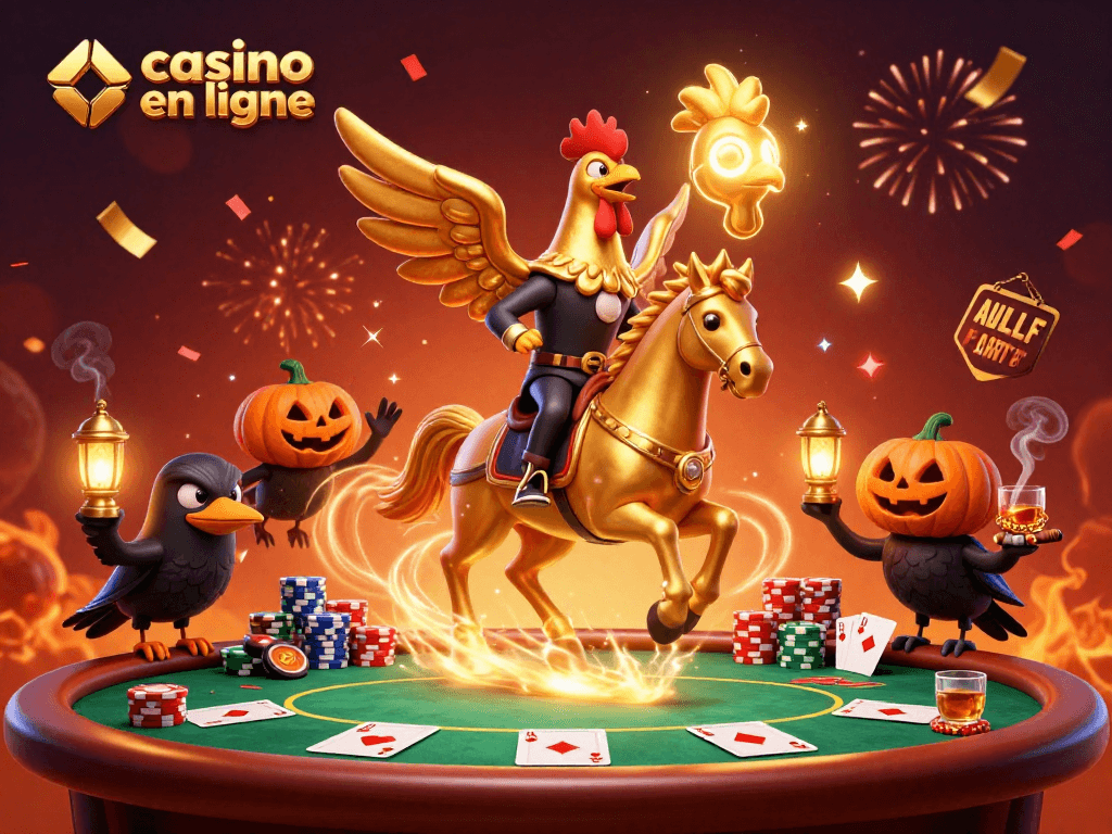 Jouer au casino en ligne tout en s'amusant avec des jeux de cartes et des jetons colorés.