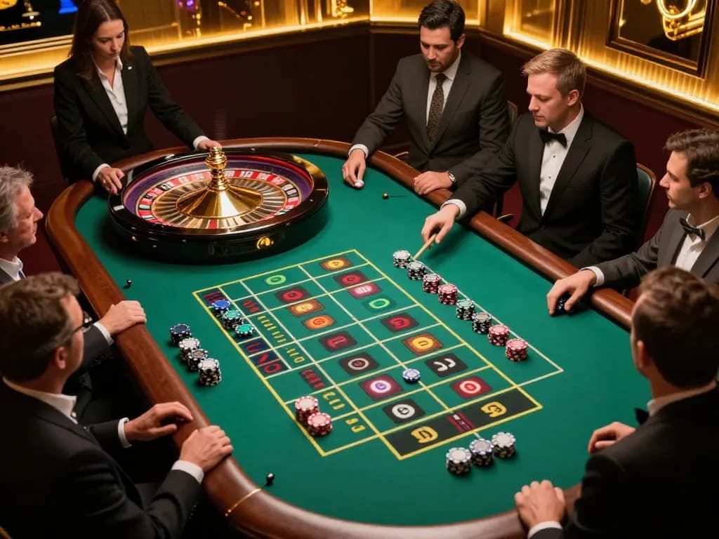 Experience top quality widgets while placing bets at an exhilarating roulette table in a vibrant casino setting