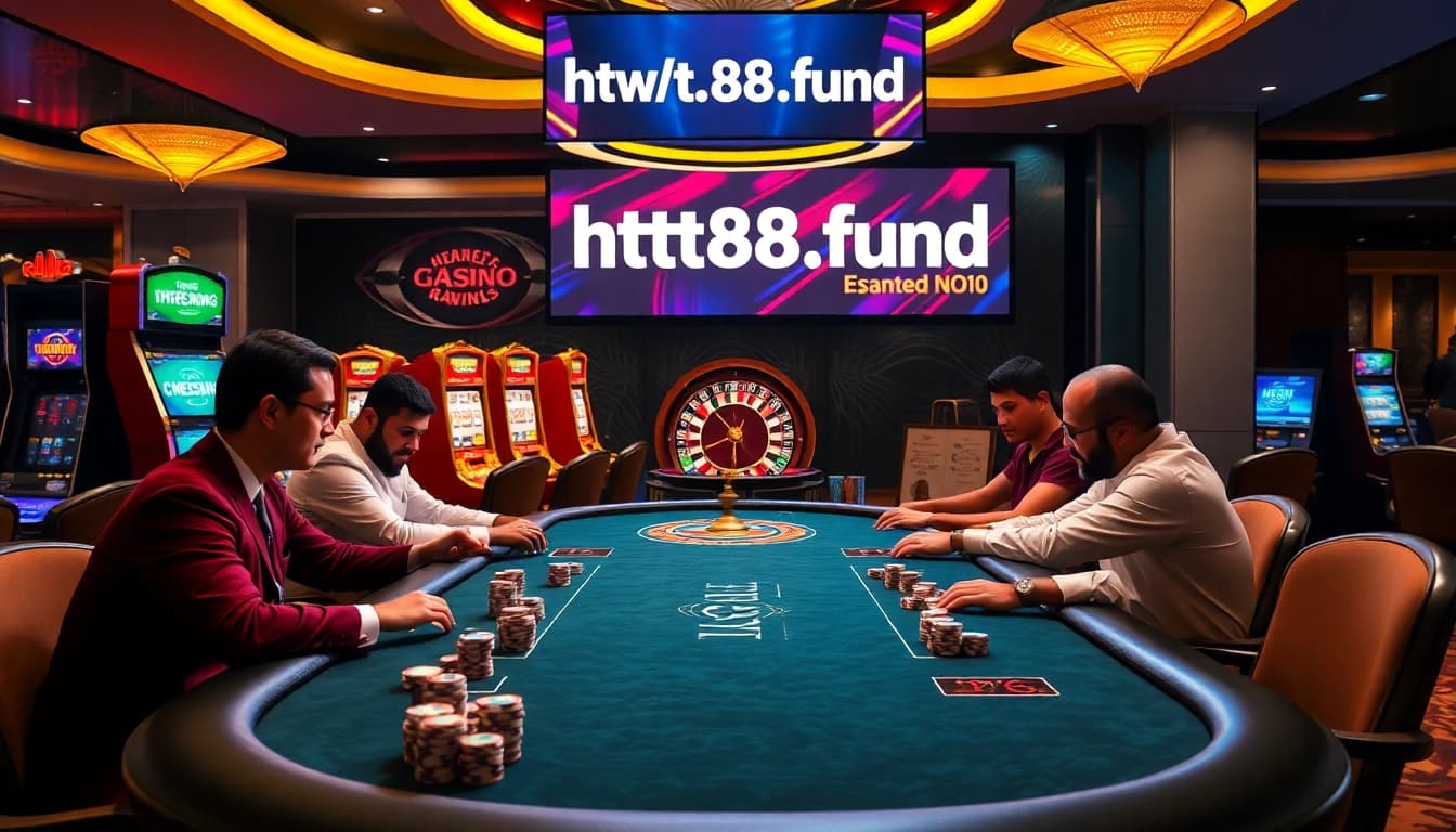 Playing poker with chips and slots at https://tt88.fund/ casino, showcasing excitement and strategy.