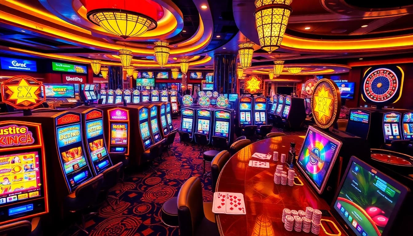 Experience the thrill of winning at Slot Gacor Hari ini with vibrant casino machines and excitement.