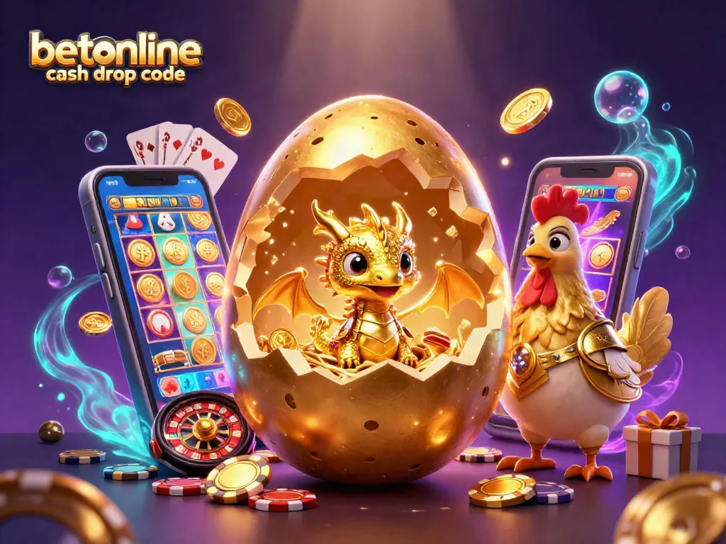Claim your winnings with the betonline cash drop code amid a dazzling casino scene filled with excitement.