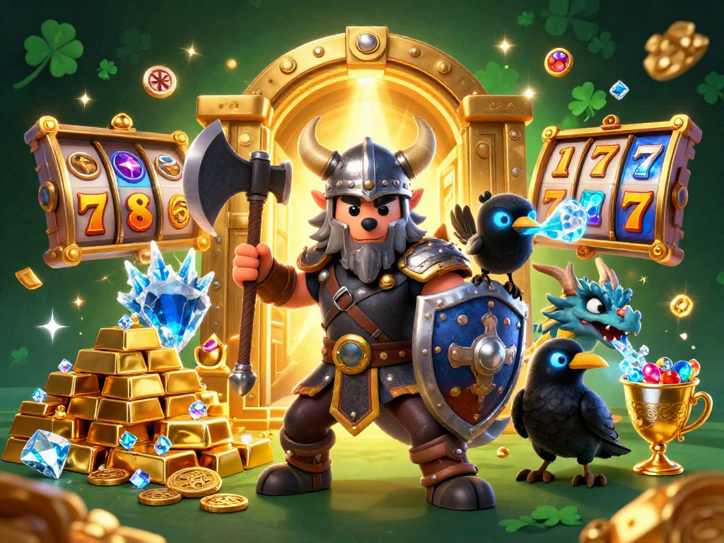 Spin to win with hellcat engines for sale surrounded by gold, gems, and casino excitement