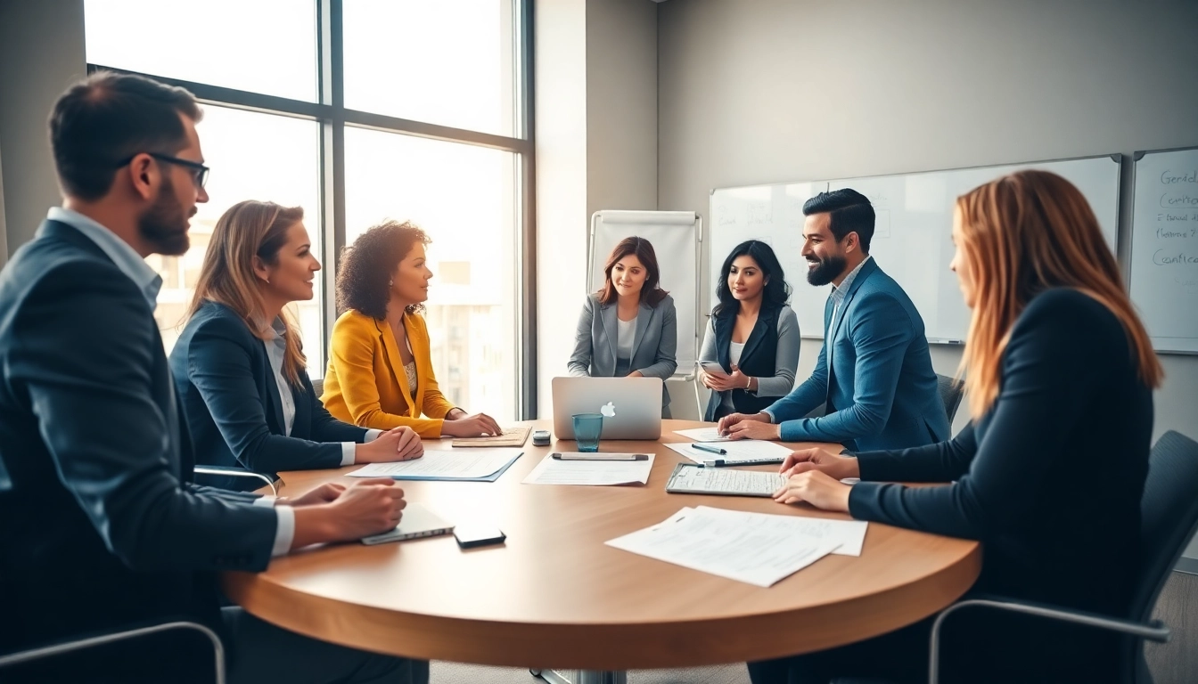 Engagement in Federal and State contracts during a professional meeting.