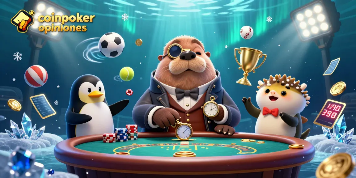 CoinPoker opinioni: Giocatori divertiti che bluffano a poker in un ambiente subacqueo unico.