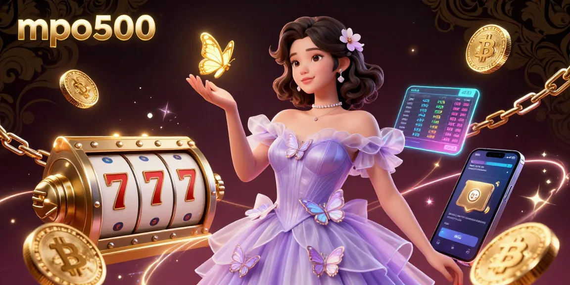 Join the mpo500 gaming experience with exciting slot action and vibrant crypto elements.