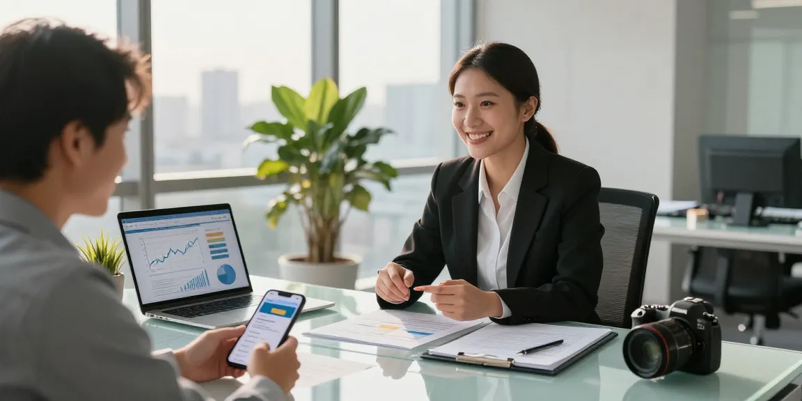 Engaging financial consultation showcasing 소액결제현금화 strategies with advisor and client.