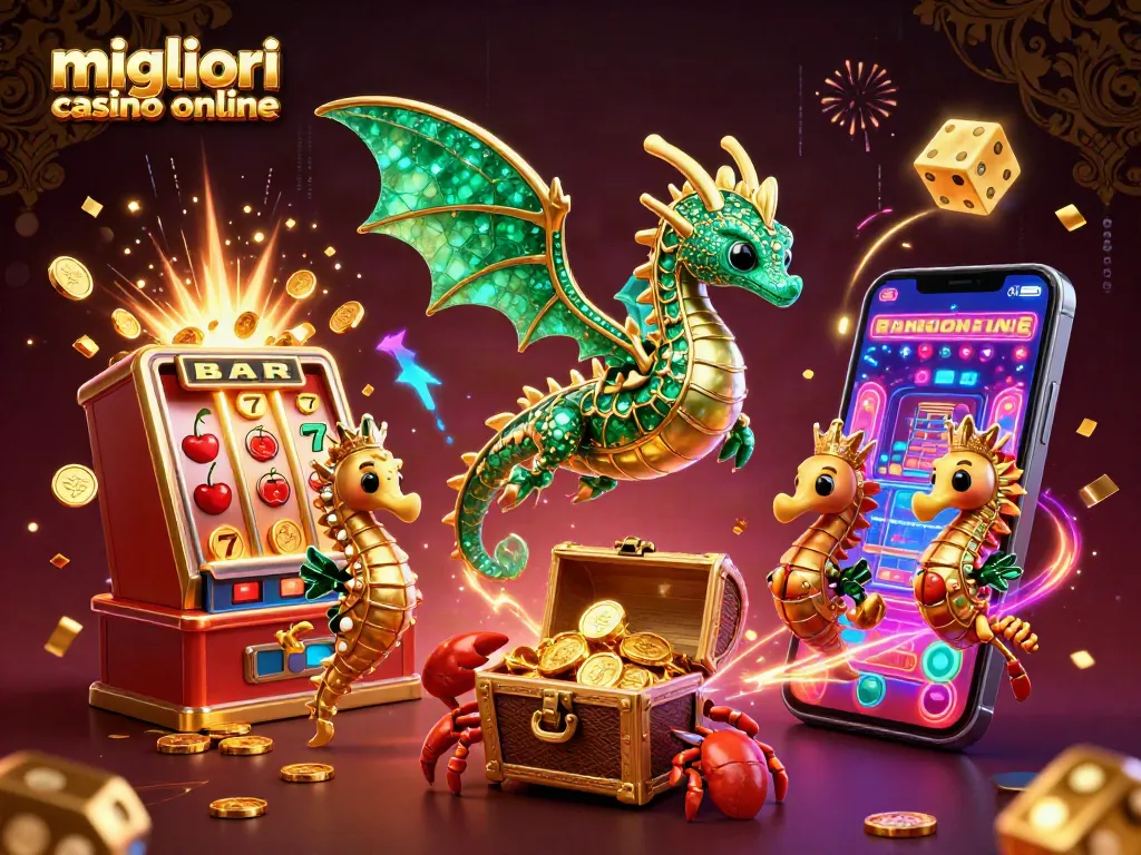 Gioca nei migliori casino online: emozionanti avventure con draghi e slot machine 3D.