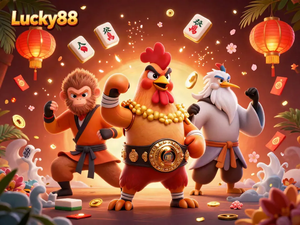 Experience thrilling gameplay with Lucky88, featuring dynamic characters and engaging casino elements.